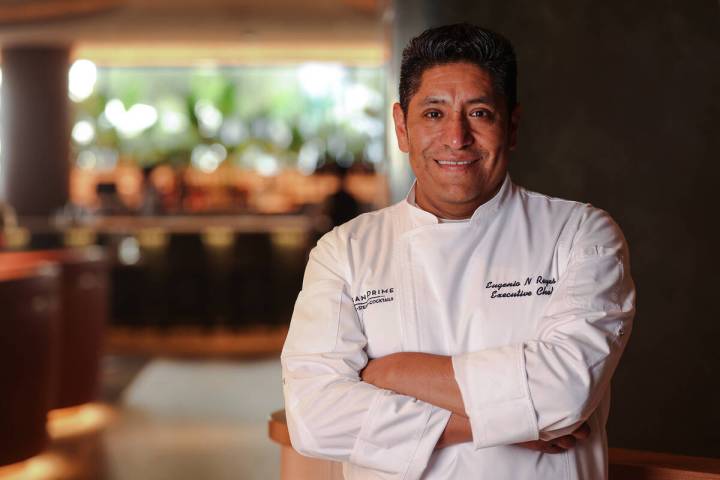 Executive Chef Eugenio Reyes at Ocean Prime, an upscale seafood and steakhouse restaurant chain ...