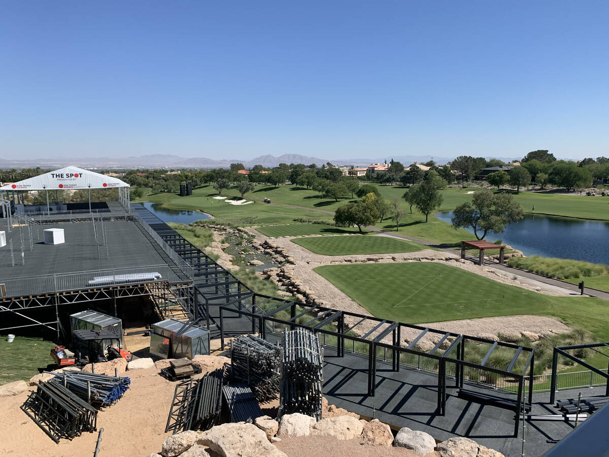 Visitors to Club 360 at TPC Summerlin will have views of much of the golf course, as well as th ...