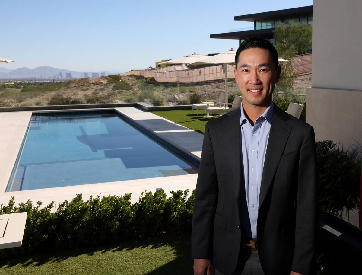 Las Vegas entrepreneur Teddy Liaw, founder of NexRep, poses for a portrait during Vegas Tech Su ...