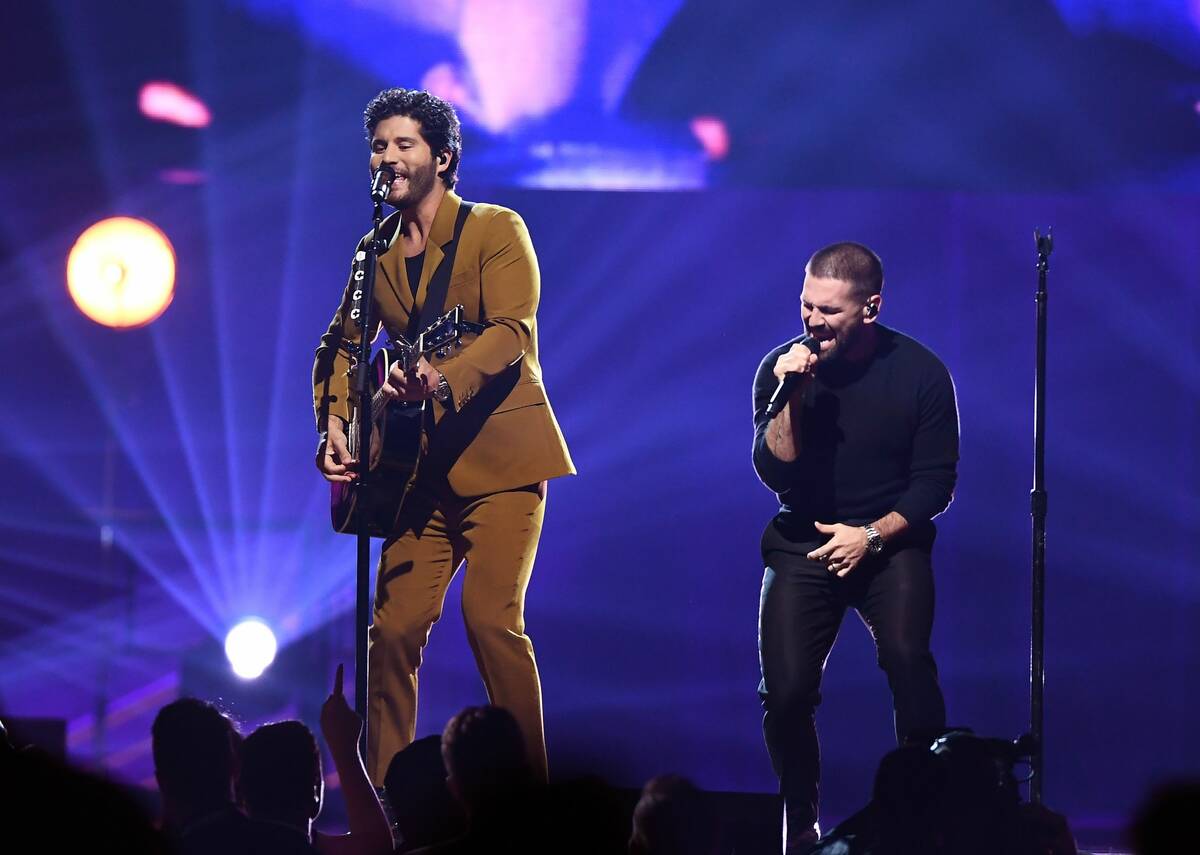 Country stars Dan + Shay are shown at The Event hosted by the Shaquille O'Neal Foundation on Oc ...