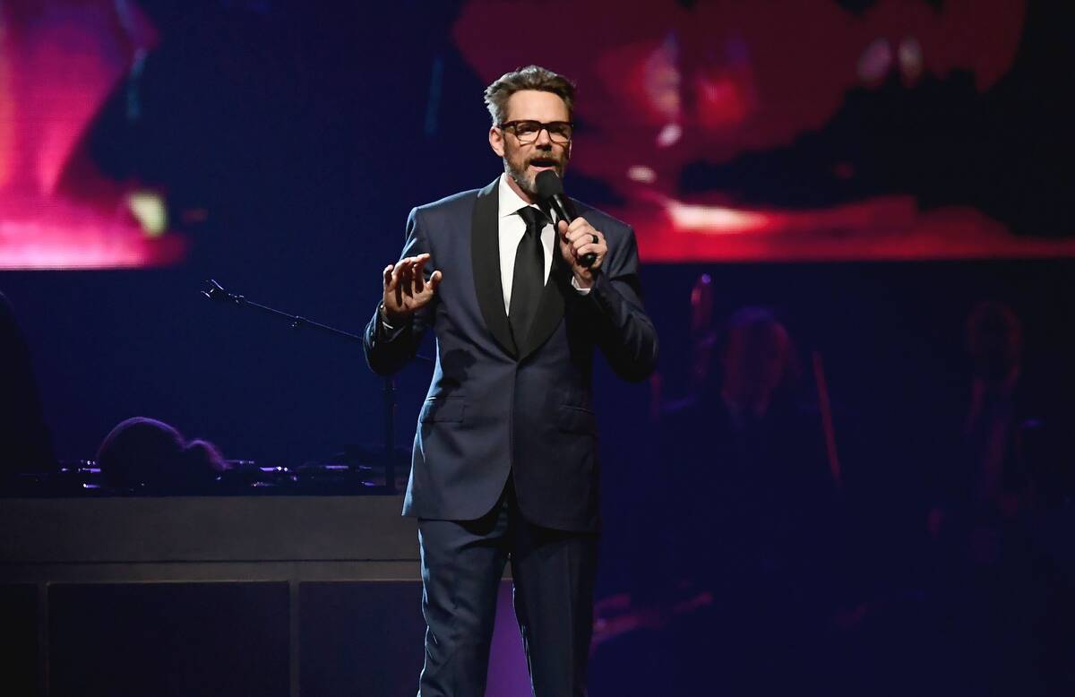 Joel McHale speaks onstage during The Event hosted by the Shaquille O'Neal Foundation on Oct. 0 ...