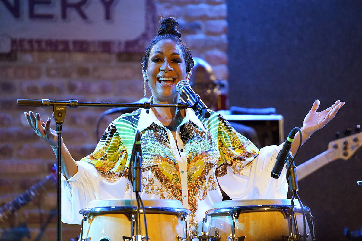 Sheila E. And The E-Train perform at City Winery on Saturday, Feb. 5, 2022, in Chicago. (Photo ...