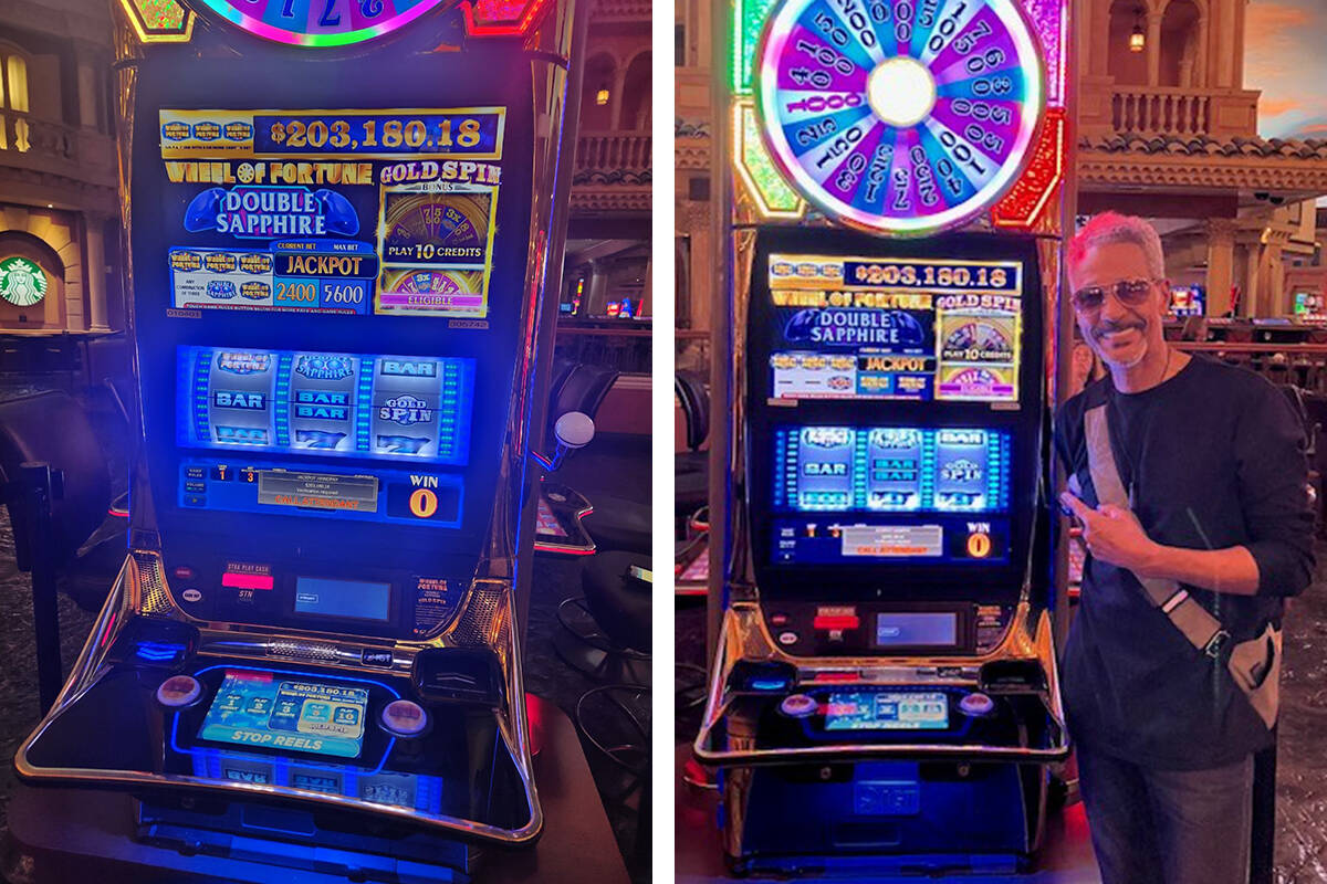 Stephen G. hit a progressive jackpot worth $203,180.18 on the Wheel of Fortune Gold Spin Double ...