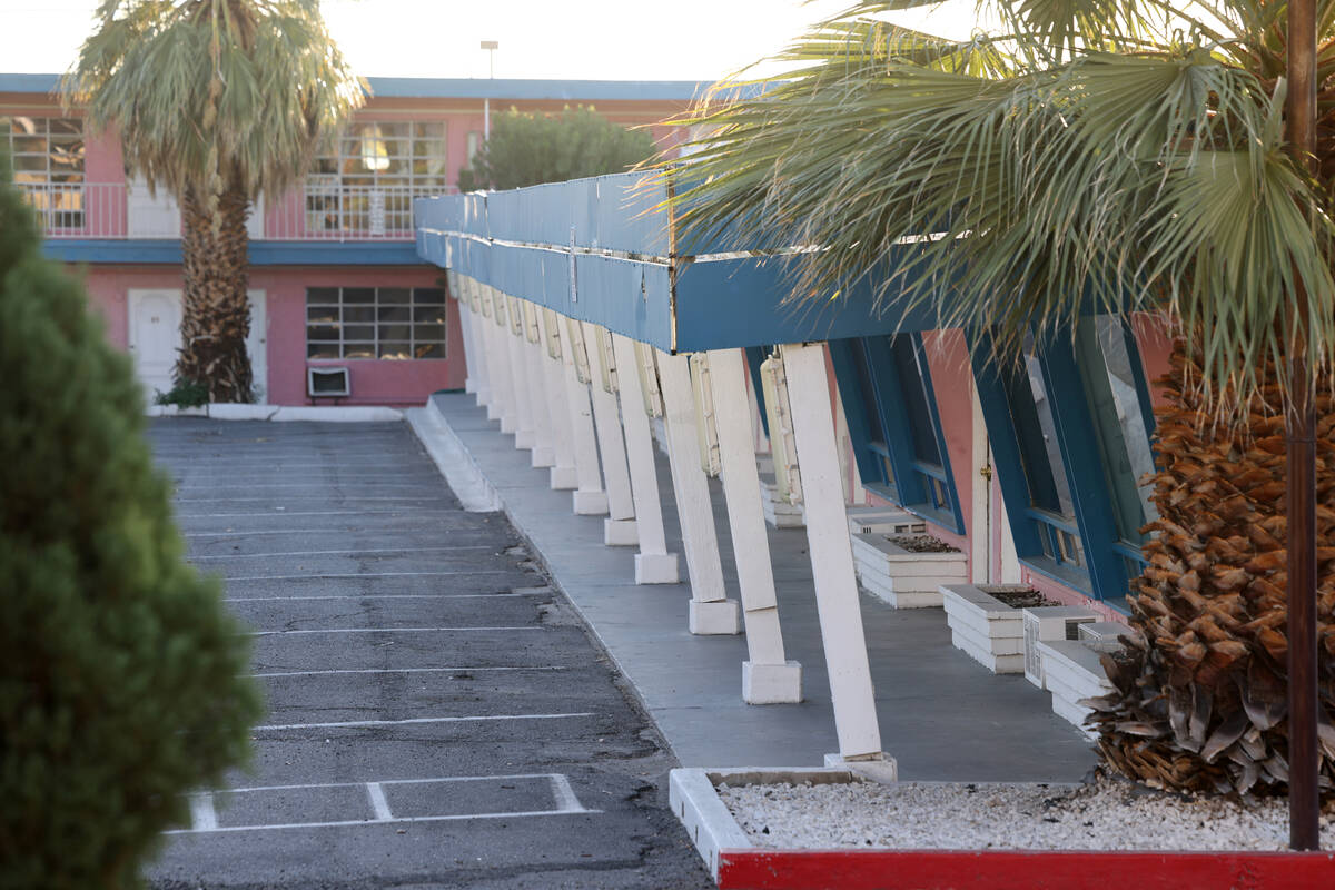 The closed Diamond Inn Motel on the Strip north of Russel Road in Las Vegas Friday, Oct. 27, 20 ...