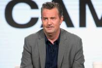 Matthew Perry speaks onstage during the 2017 Winter Television Critics Association Press Tour a ...