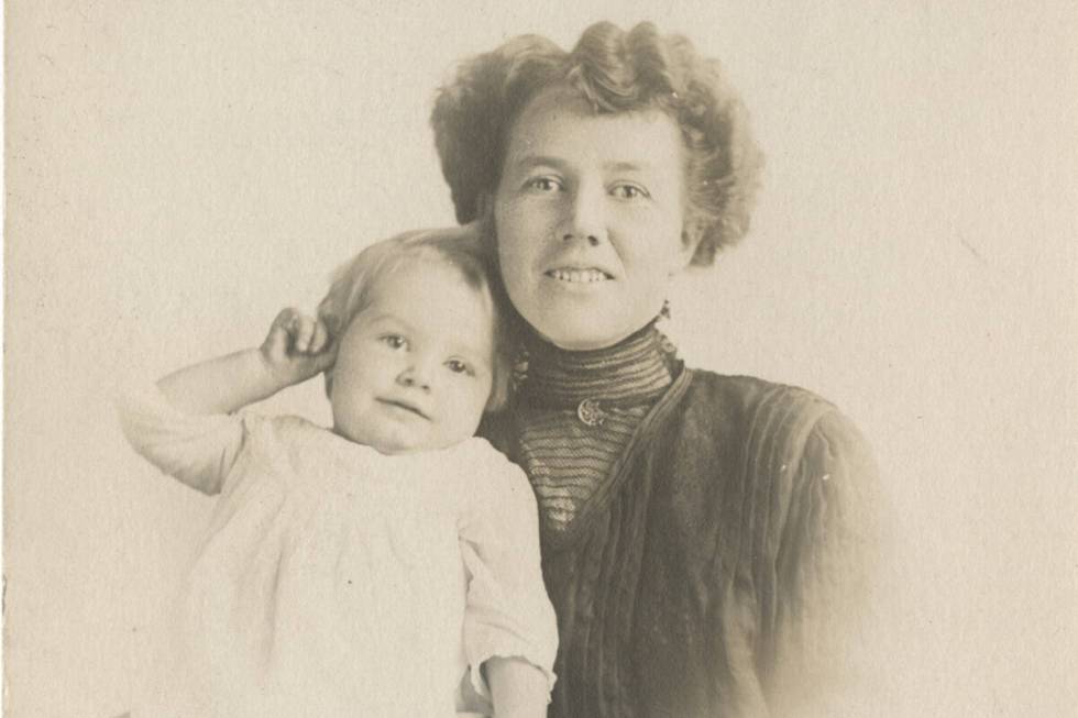 Jean Fayle and her daughter, Jean Nevada Fayle. (UNLV Special Collections and Archives, Fayle F ...