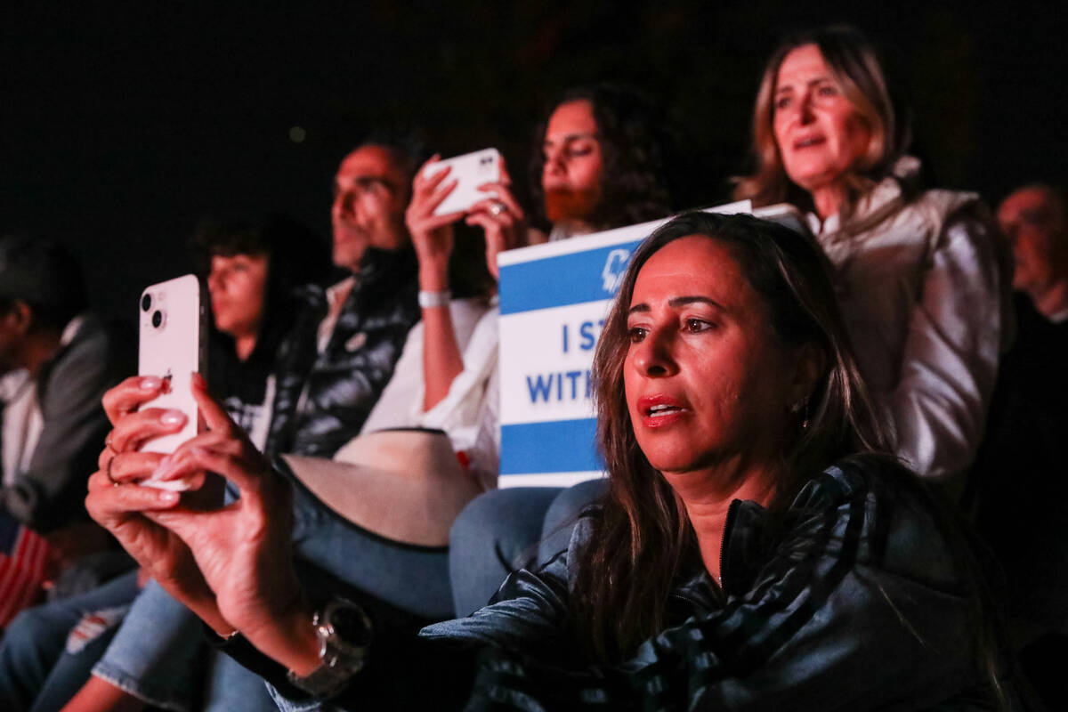 Jewish Americans mourn together at the Shloshim Stronger Together memorial service hosted by th ...