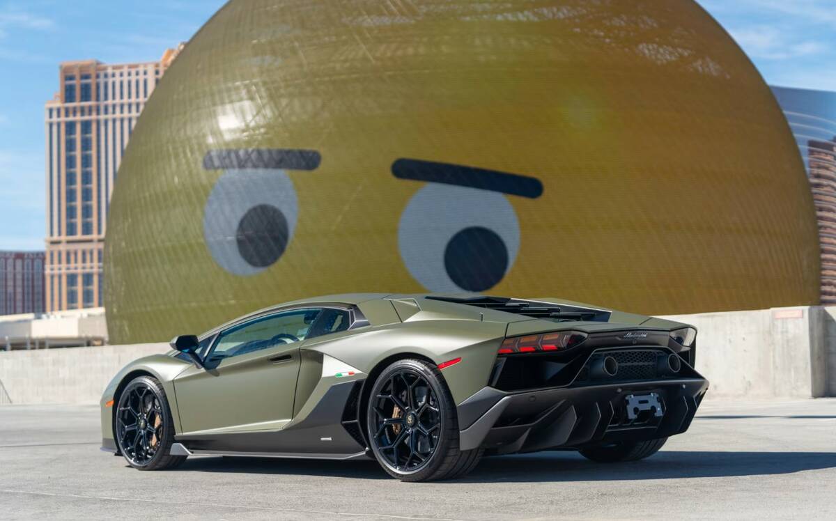 A 2022 Lamborghini Aventador will be up for grabs at Mecum Auctions' 2023 Las Vegas auction tha ...