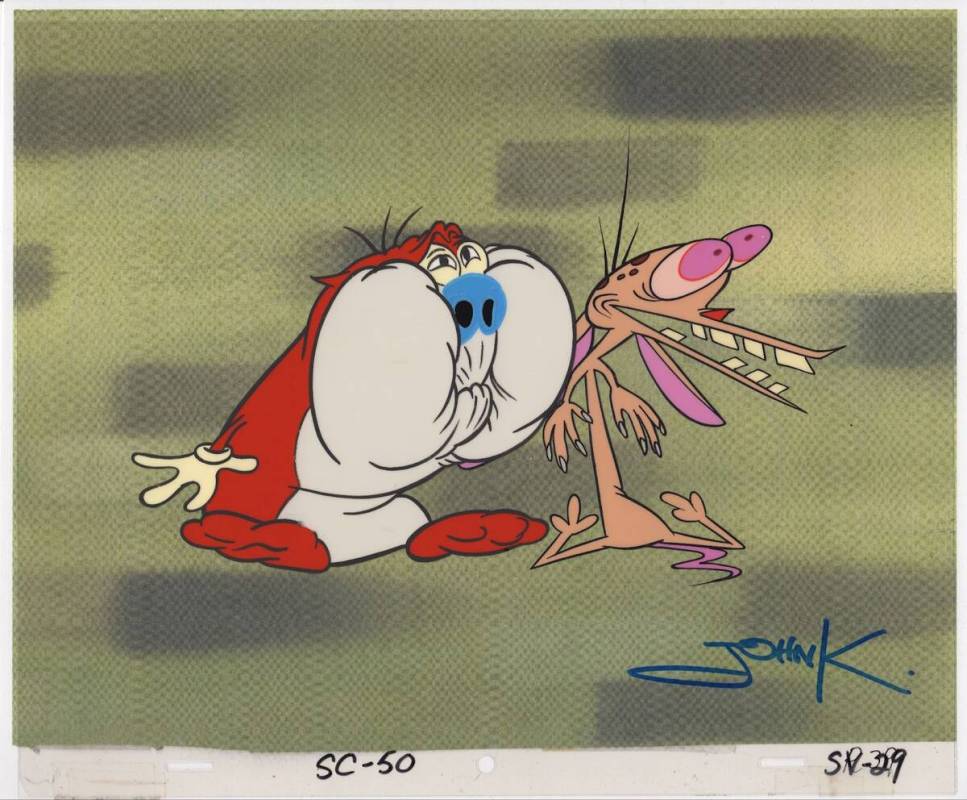 John Kricfalusi, aka John K., illustrator, animator, and creator of "The Ren and Stimpy Show," ...