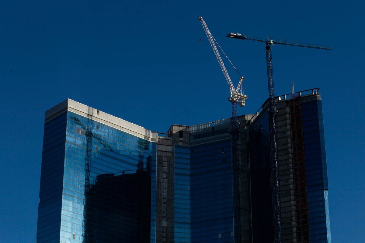 The Fontainebleau stands unfinished June 11, 2011, on the north Strip. (Las Vegas Review-Journa ...