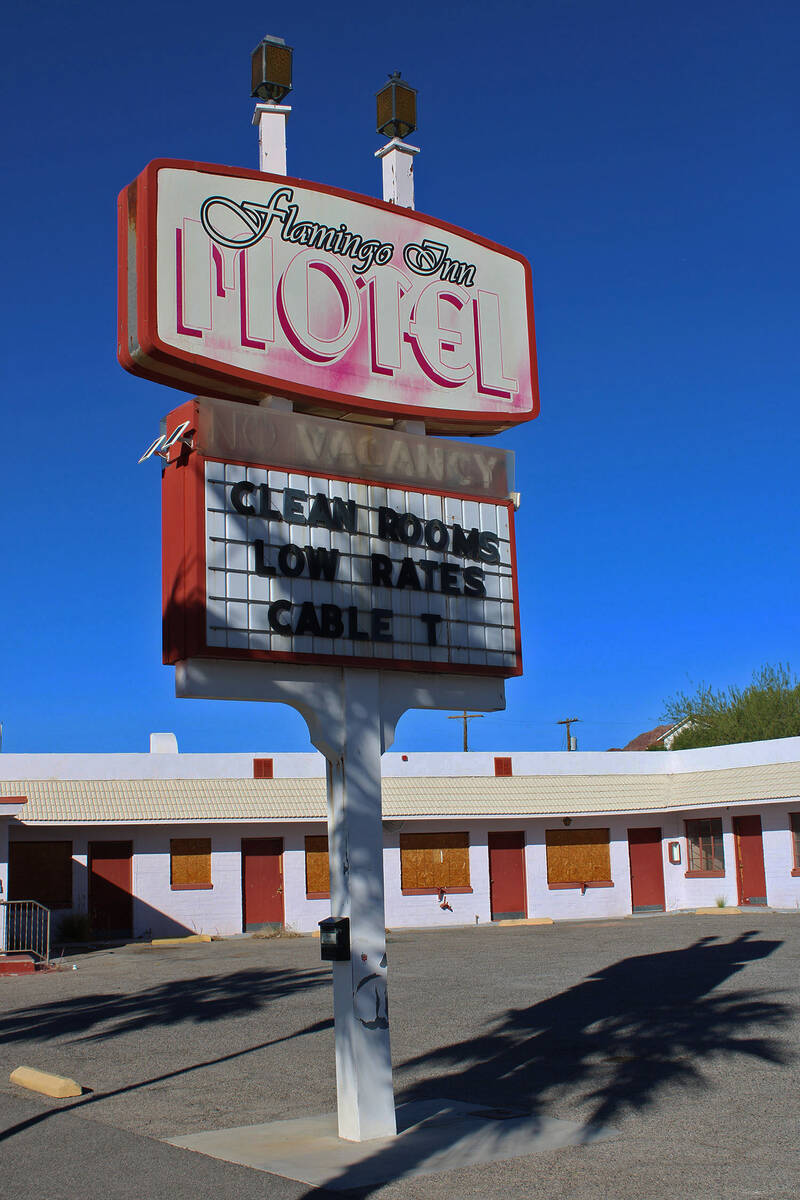 The Flamingo Inn Motel in Boulder City could soon be saved as a Las Vegas couple is in escrow t ...