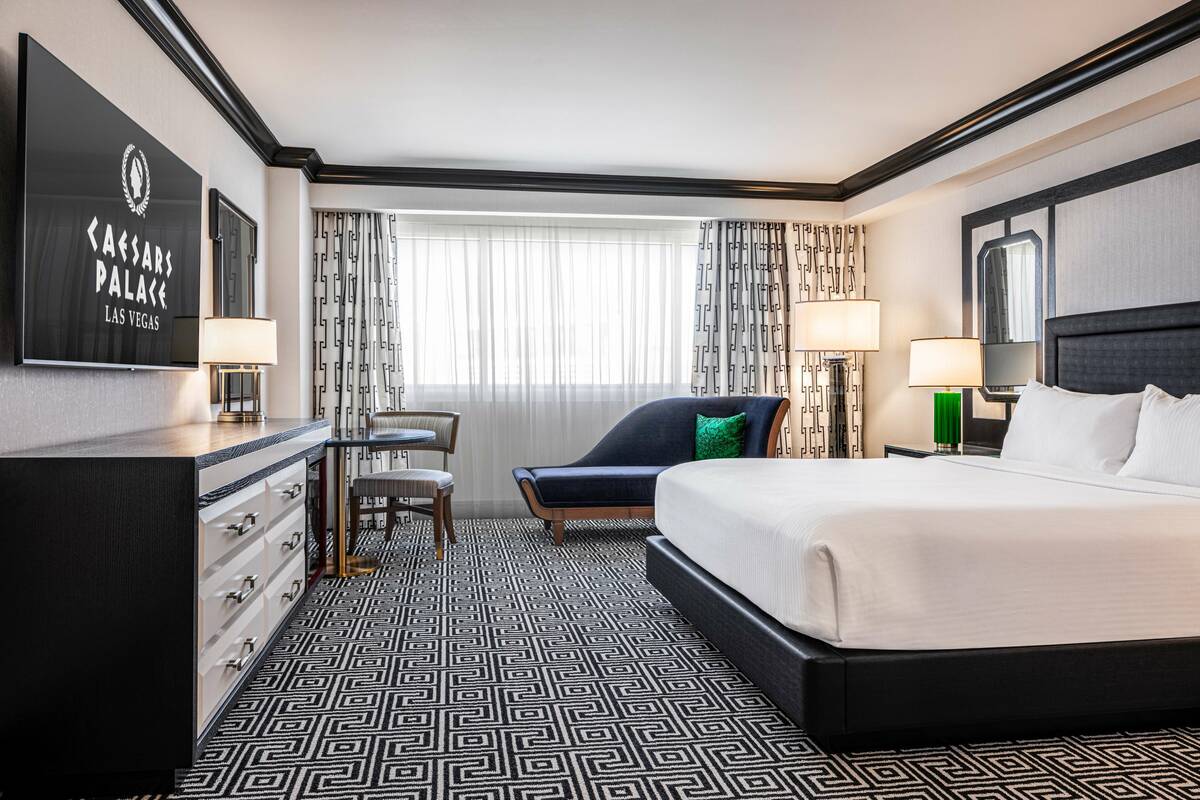 A look into the recently renovated rooms in the Colosseum Tower at Caesars Palace. (Caesars Ent ...