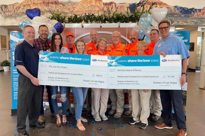 Findlay Subaru of Las Vegas has celebrated the Subaru Share the Love Event since 2008. (Findlay ...