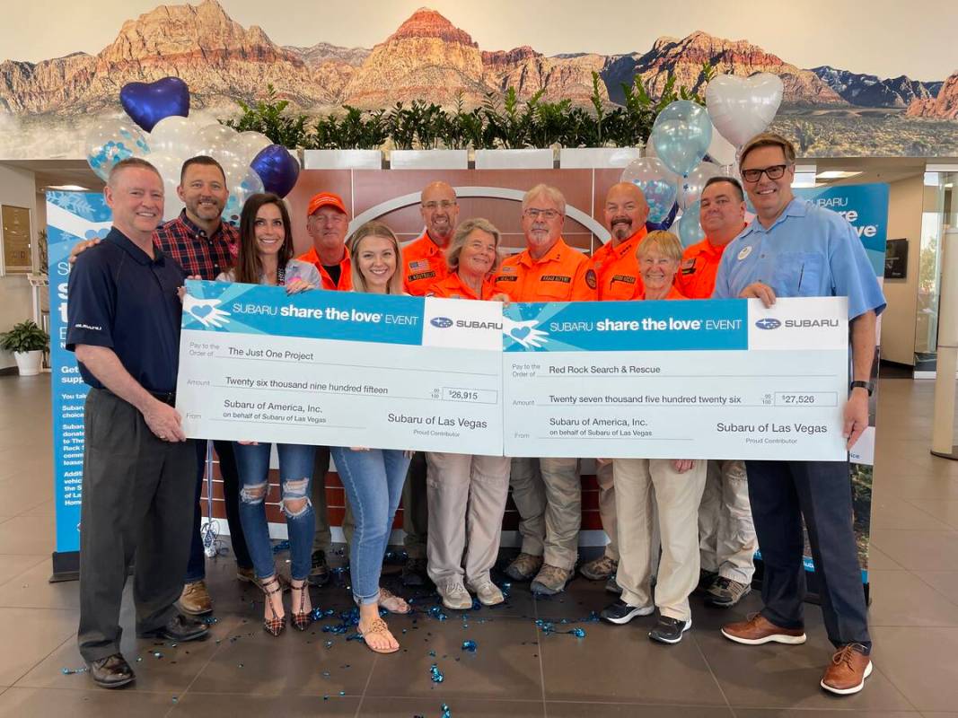 Findlay Subaru of Las Vegas has celebrated the Subaru Share the Love Event since 2008. (Findlay ...