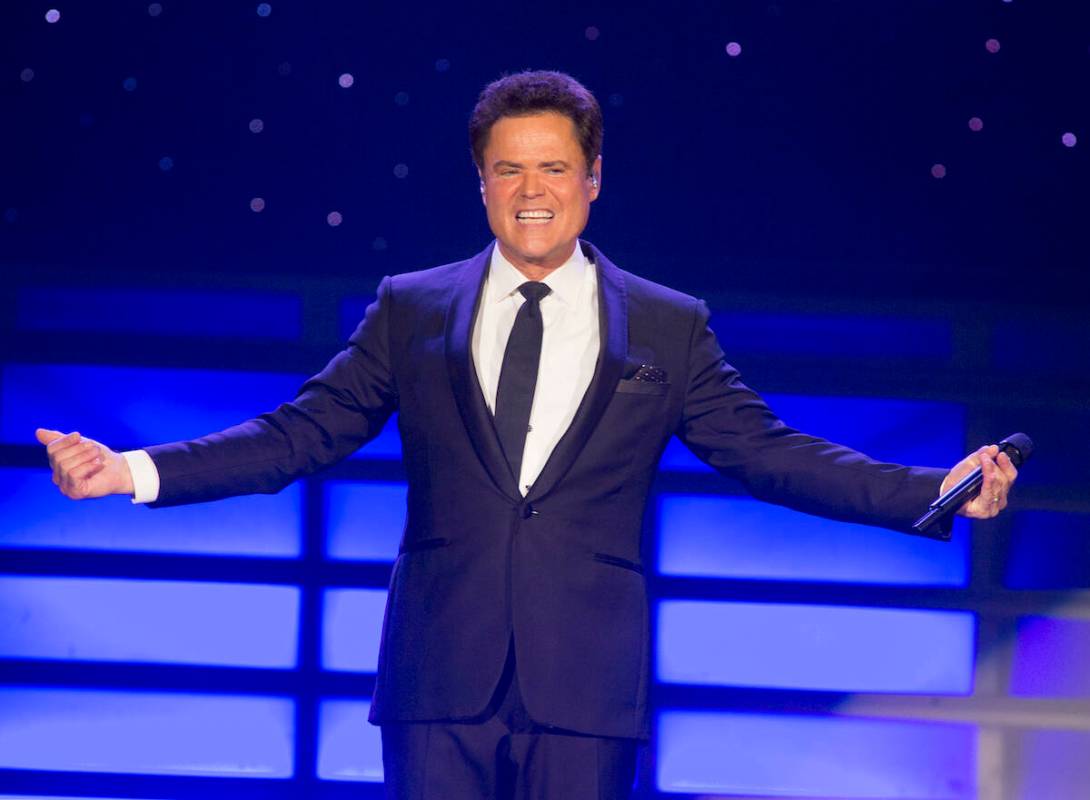 Donny Osmond performs in concert as Donny and Marie Osmond at the Santander Arena on Tuesday, A ...