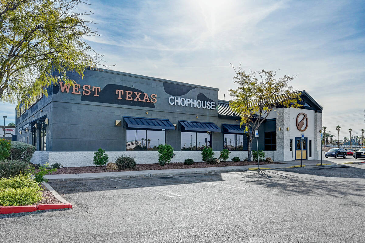 The exterior of West Texas Chophouse in Henderson. The El Paso, Texas, steakhouse arrived in th ...