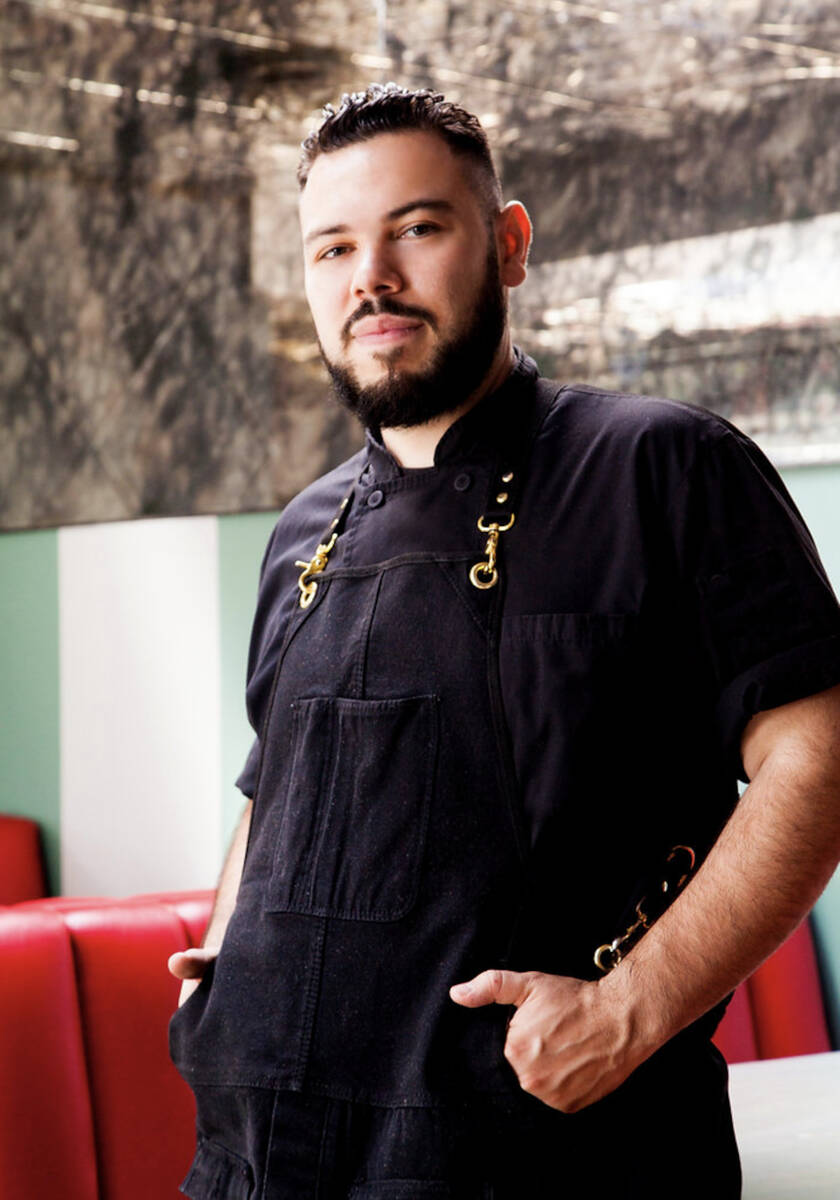 Chef Lanny Marquez of Roadside Taco, opening in the Promenade food hall at Fontainebleau Las Ve ...