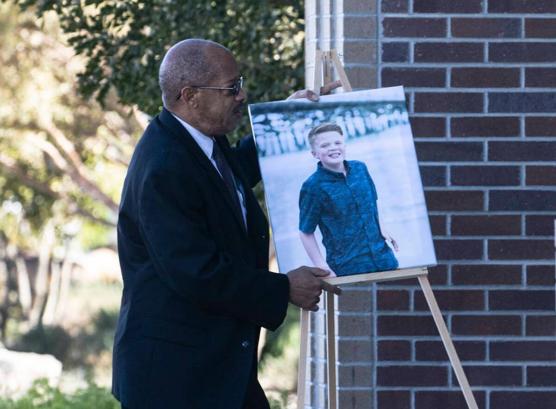 A photograph of Rex Patchett, 13, who was fatally struck near Mannion Middle School on March 7, ...