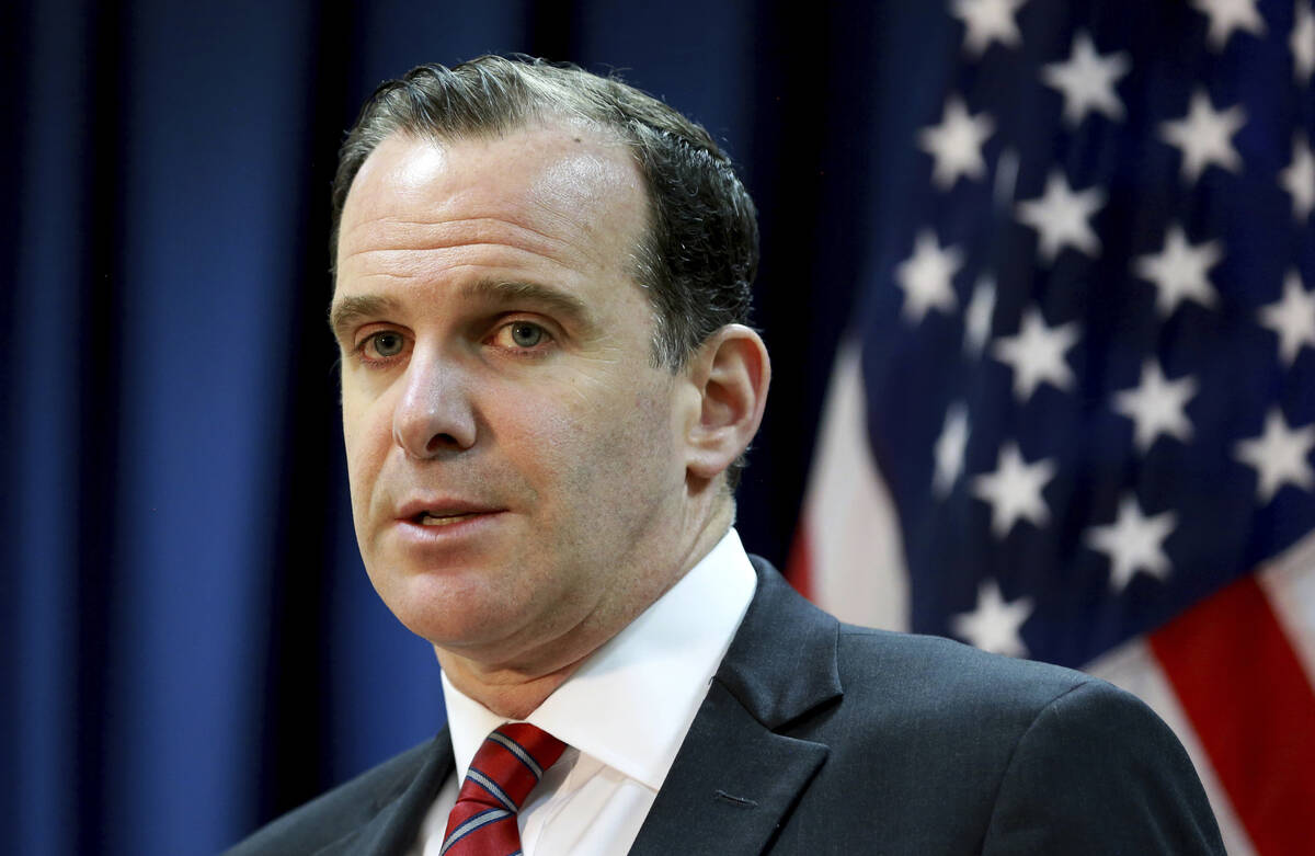 FILE - In this June 7, 2017, file photo, Brett McGurk. McGurk, President Joe Biden’s coordina ...