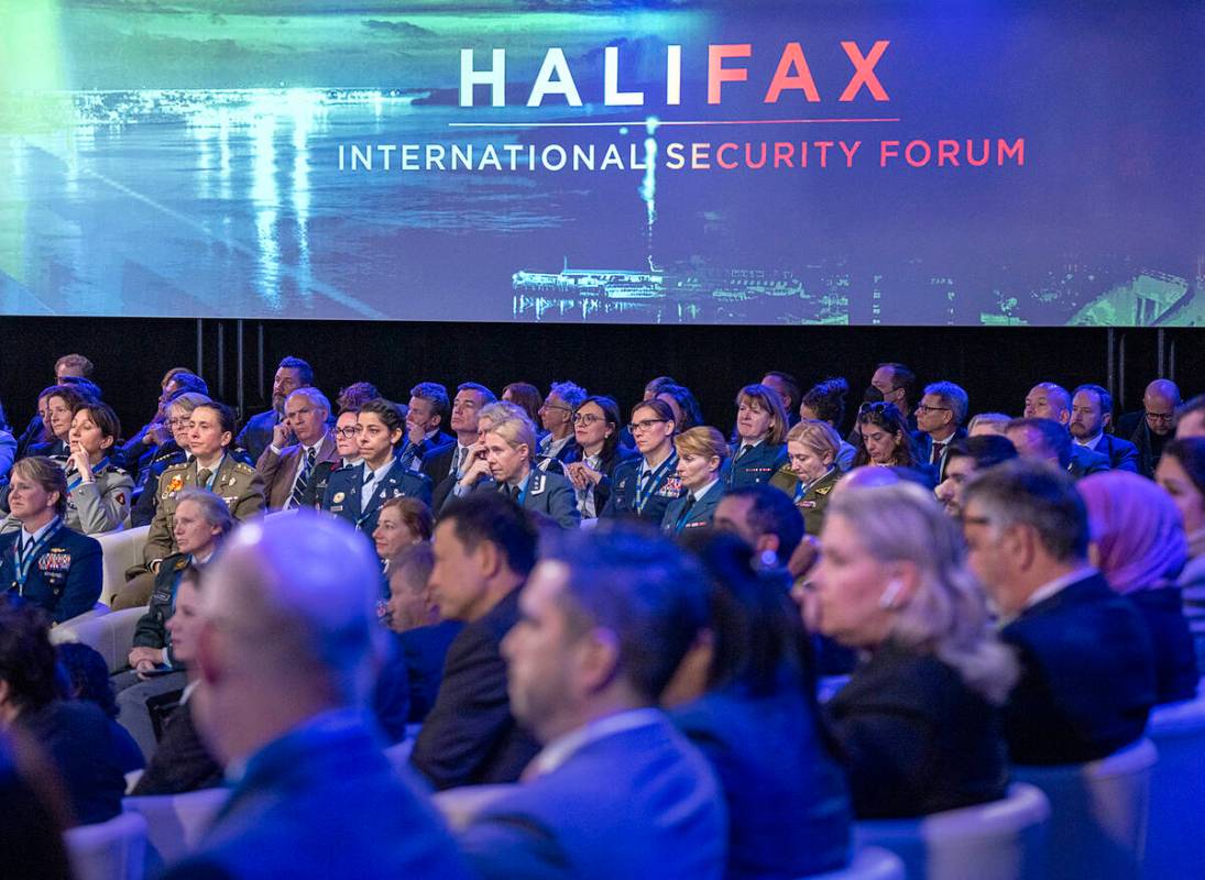 FILE - Participants from around the world attend the opening session of the Halifax Internation ...