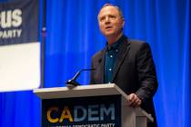 Rep. Adam Schiff, who is running for U.S. Senate, speaks to the Labor Caucus at the California ...