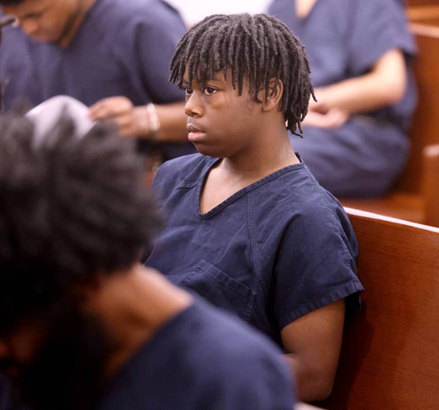 Gianni Robinson, 17, who accused of second-degree murder in the fatal group beating of a Rancho ...