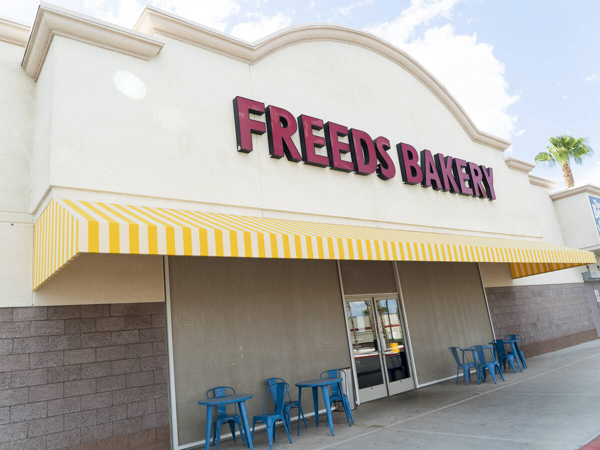 The South Eastern Avenue location of Freed's Bakery is shown in this Las Vegas Review-Journal f ...