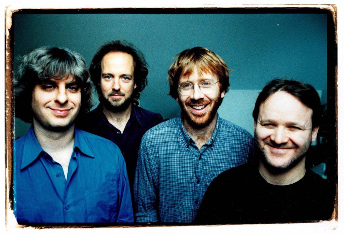 Famed jam band Phish, shown in an undated publicity photo, are planning a run at the Sphere in ...