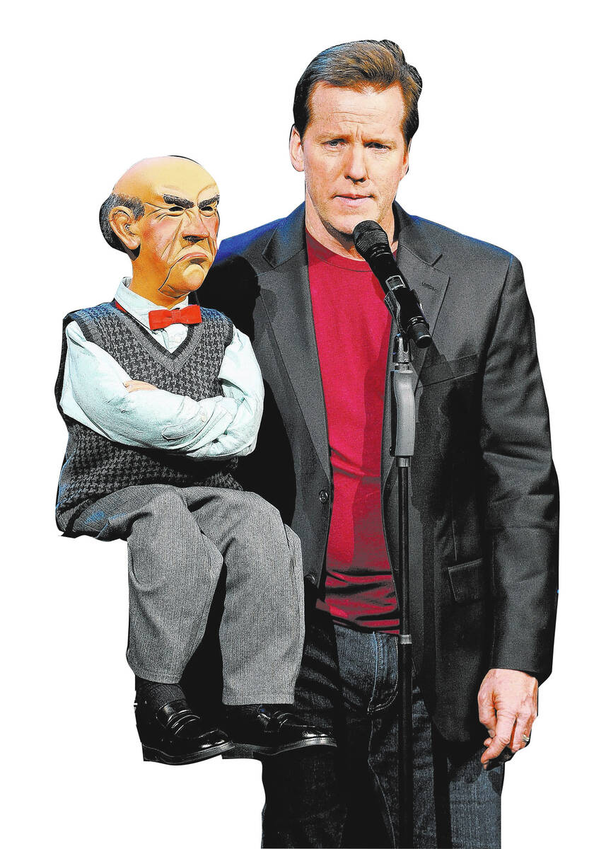 Ventriloquist Jeff Dunham performs with his puppet, Walter, at the Planet Hollywood hotel-casin ...