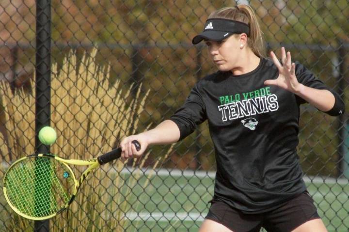 Palo Verde's Campbell Ricci is a member of the Nevada Preps All-Southern Nevada girls tennis team.