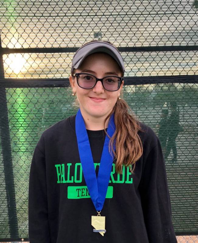 Palo Verde's Sabrina Novruzova is a member of the Nevada Preps All-Southern Nevada girls tennis ...