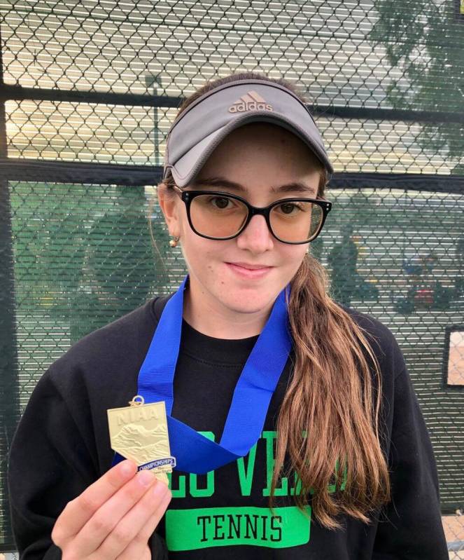 Palo Verde's Zarina Novruzova is a member of the Nevada Preps All-Southern Nevada girls tennis ...