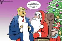 TRUMP'S CHRISTMAS LIST, FORMER PRESIDENT DONALD J. TRUMP , SANTA'S LAP, FBI, 91 CHARGES, CRIME ...