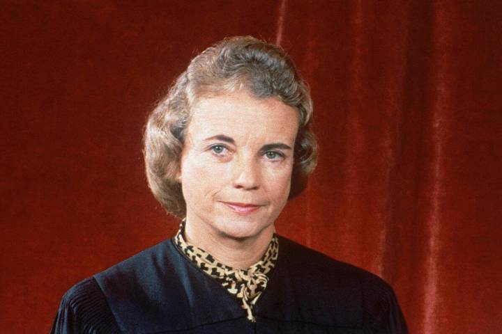 FILE - Supreme Court Associate Justice Sandra Day O'Connor poses for a photo in 1982. O'Connor ...