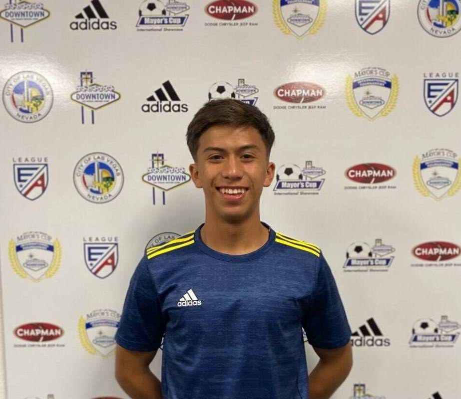 SLAM Academy's Marco Navarro is a member of the Nevada Preps All-Southern Nevada boys soccer team.