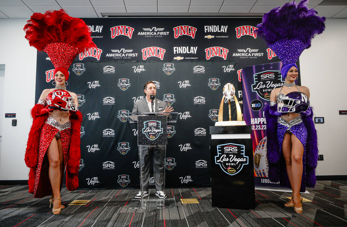 Las Vegas Bowl Executive Director John Saccenti announces that the Las Vegas Bowl will feature ...