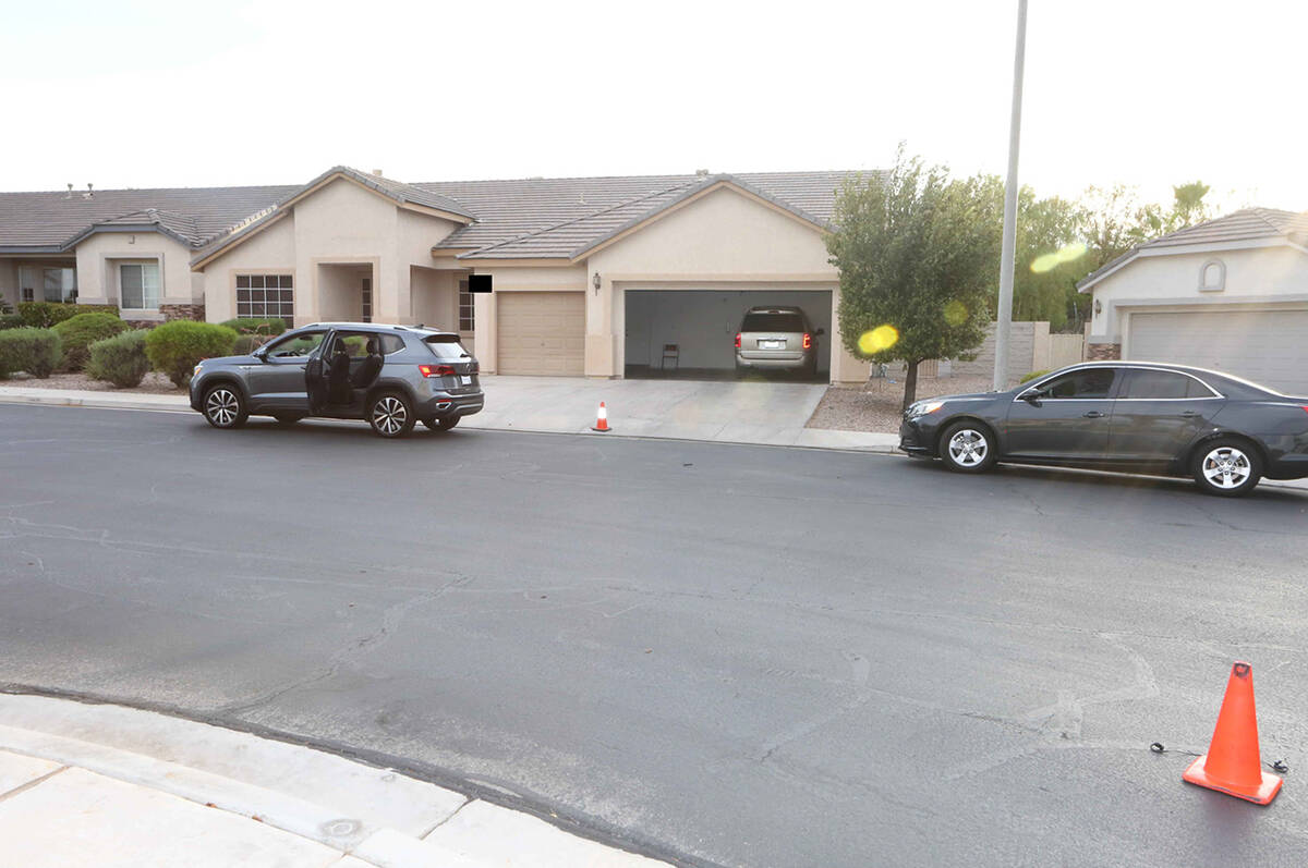 The scene of the June 2021 shooting in Detective Kevin LaPeer's neighborhood. (City of Henderson)