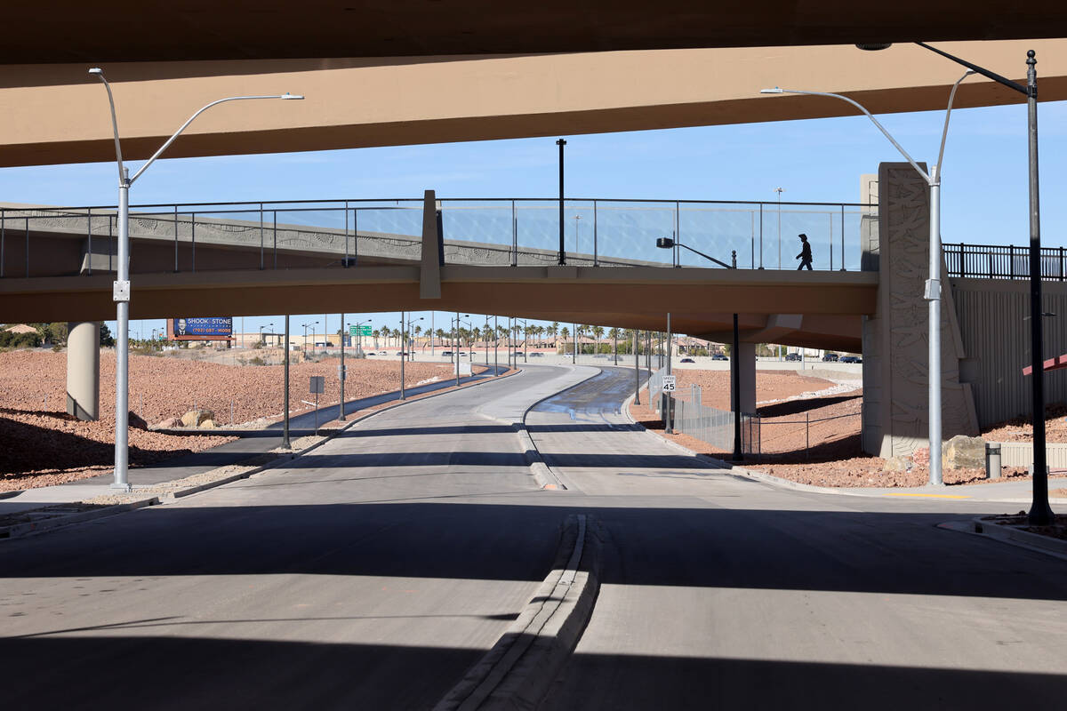 The Centennial Bowl interchange where U.S. Highway 95 and the 215 Beltway meet in northwest Las ...