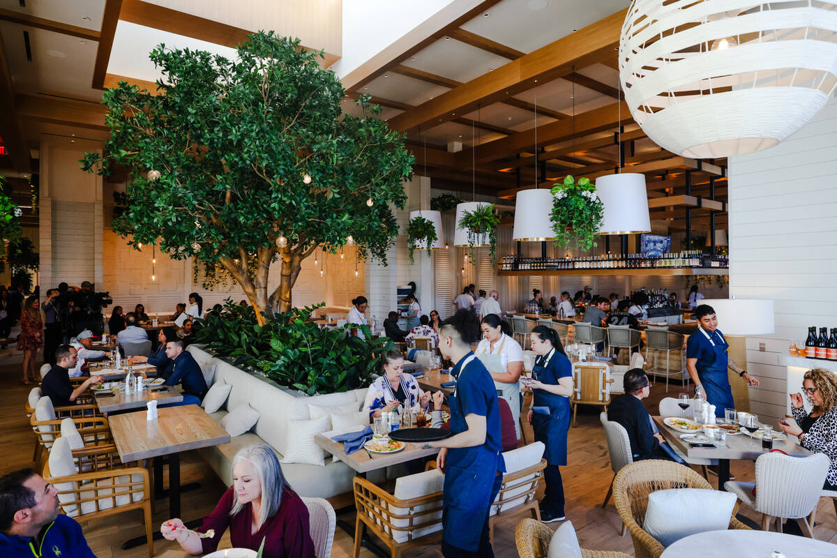 Summer House, a restaurant that serves California-inspired cuisine, at Durango Resort and Casin ...