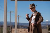 Cillian Murphy portrays J. Robert Oppenheimer in "Oppenheimer." (Melinda Sue Gordon/Universal P ...