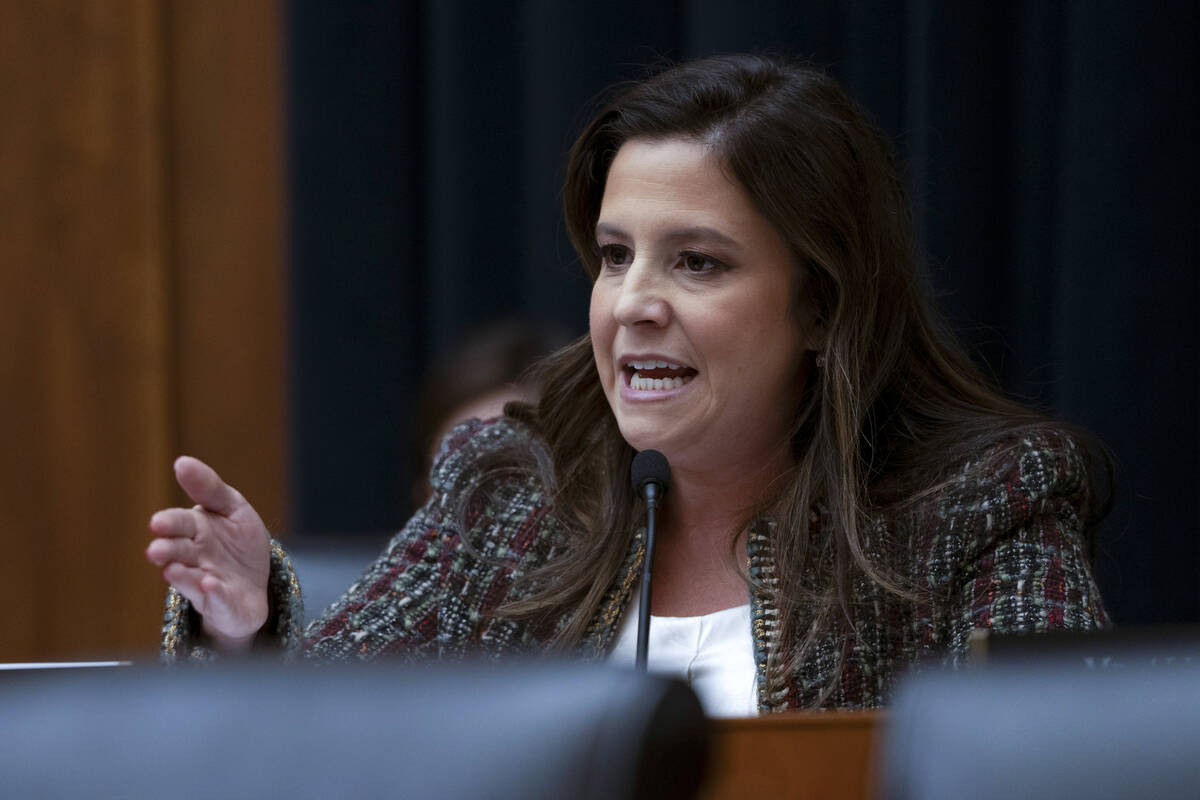 Rep. Elise Stefanik, R-N.Y., speaks during a hearing of the House Committee on Education on Cap ...