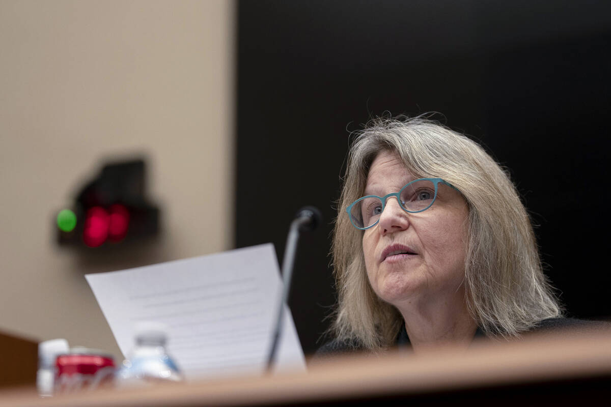 Massachusetts Institute of Technology (MIT) President Sally Kornbluth reads her opening stateme ...