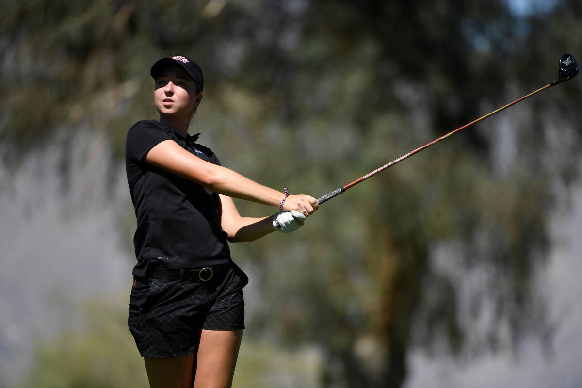 UNLV sophomore Polly Mack, shown in April, captured medalist honors by two strokes at the Mount ...