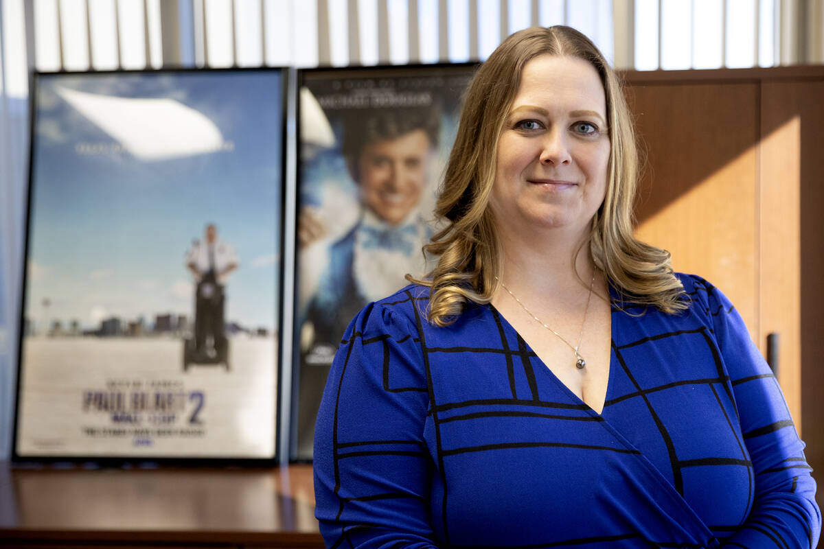 Kim Spurgeon, director of the Nevada Film Office, at the Grant Sawyer Building on Tuesday, Dec. ...