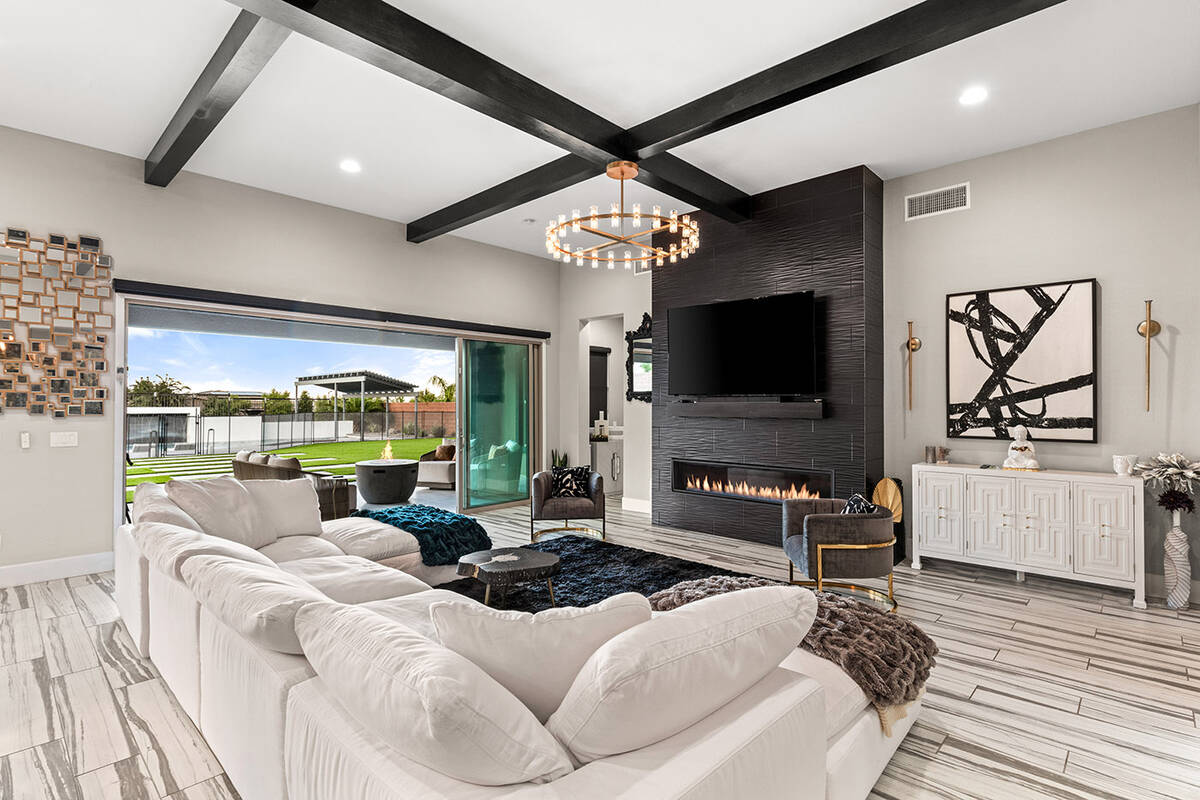 huntington & ellis A home in the Onyx Point at the Cliffs of Summerlin has been listed in the L ...