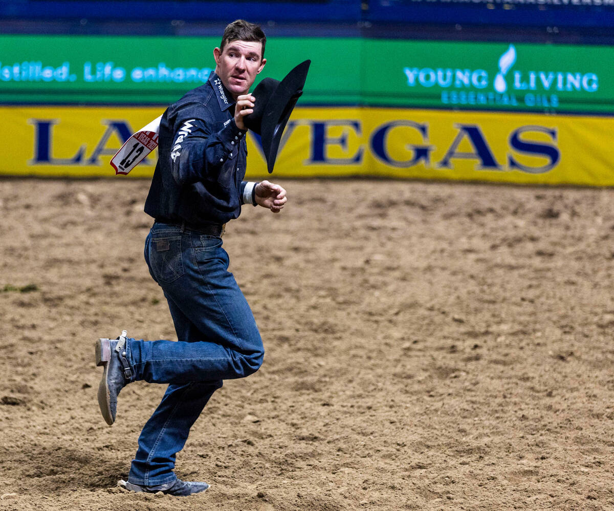Dalton Massey is the aggregate first place in Steer Wrestling and placing 5th during day 6 acti ...