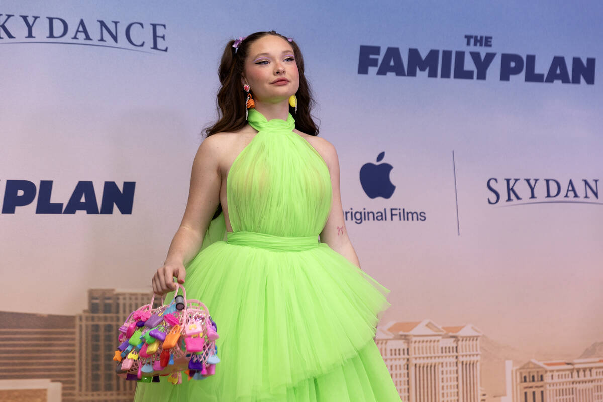 Actress Zoe Colletti during a red carpet premiere of Apple Original Film’s “The F ...