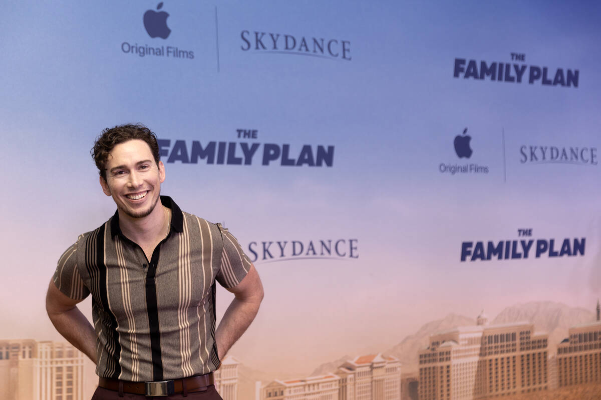 Actor Kellen Boyle during a red carpet premiere of Apple Original Film’s “The Fam ...