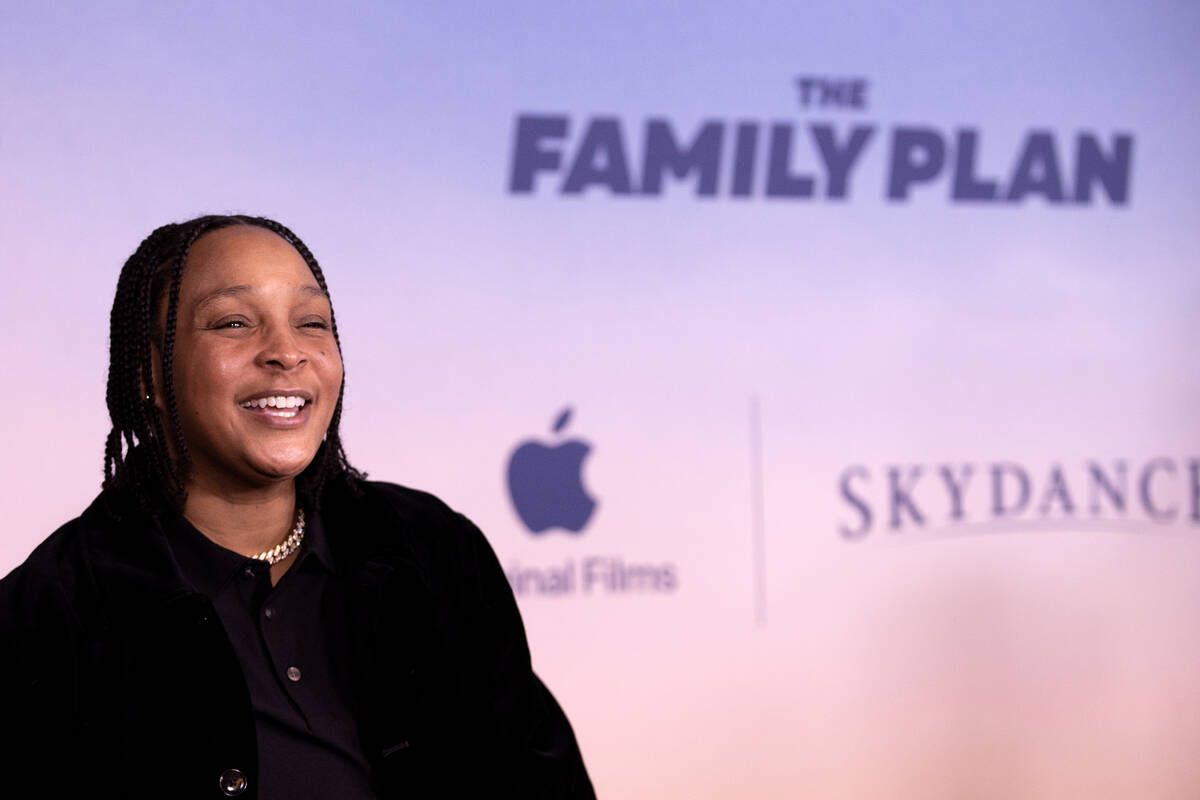 Actress Felicia Pearson during a red carpet premiere of Apple Original Film’s “Th ...