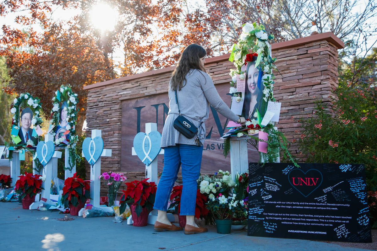 Jacqueline Murphy, a UNLV alumni, mourns the loss of three professors, Dr. Jerry Cha-Jan Chang, ...